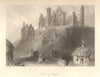 Rock of Cashel, County Tipperary. Ireland 1843 old antique print picture