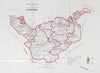 Cheshire Parliamentary County. BOUNDARY COMMISSION. Close 1917 old antique map