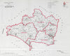 Dorset Parliamentary County. BOUNDARY COMMISSION. Close 1917 old antique map