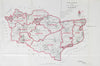 Kent Parliamentary County. BOUNDARY COMMISSION. Close 1917 old antique map