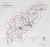 Northamptonshire Parliamentary County. BOUNDARY COMMISSION. Close 1917 old map