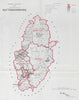 Nottinghamshire Parliamentary County. BOUNDARY COMMISSION. Close 1917 old map