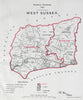 West Sussex Parliamentary County. BOUNDARY COMMISSION. Close 1917 old map