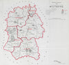 Wiltshire Parliamentary County. BOUNDARY COMMISSION. Close 1917 old map