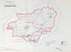 Carmarthen Parliamentary County. Wales. BOUNDARY COMMISSION. Close 1917 map