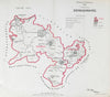 Denbighshire Parliamentary County. Wales. BOUNDARY COMMISSION. Close 1917 map