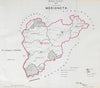 Merioneth Parliamentary County. Wales. BOUNDARY COMMISSION. Close 1917 old map