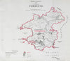 Pembroke Parliamentary County. Wales. BOUNDARY COMMISSION. Close 1917 old map