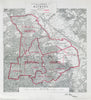 Hackney Parliamentary Borough. Kingsland London. BOUNDARY COMMISSION 1917 map