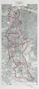 Lambeth Parliamentary Borough. Brixton Norwood. BOUNDARY COMMISSION 1917 map