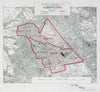 Paddington Parliamentary Borough. Bayswater. BOUNDARY COMMISSION 1917 old map