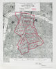Southwark Parliamentary Borough. London. BOUNDARY COMMISSION. Close 1917 map