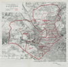 Salford Parliamentary Borough. Manchester. BOUNDARY COMMISSION. Close 1917 map