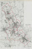 Stoke on Trent Parliamentary Borough Hanley Burslem BOUNDARY COMMISSION 1917 map