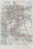 West Ham Parliamentary Borough. Stratford upton BOUNDARY COMMISSION 1917 map