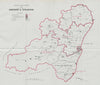 Aberdeen & Kincardine Parliamentary County. BOUNDARY COMMISSION 1917 old map