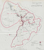 Ayr & Bute Parliamentary County. Scotland. BOUNDARY COMMISSION. Close 1917 map