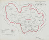 Dumfries Parliamentary County. Scotland. BOUNDARY COMMISSION. Close 1917 map