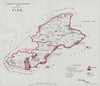 Fife Parliamentary County. Scotland. BOUNDARY COMMISSION. Close 1917 old map