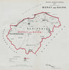 Moray & Nairn Parliamentary County. Scotland. BOUNDARY COMMISSION 1917 old map