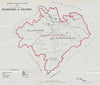 Roxburgh & Selkirk Parliamentary County. Scotland. BOUNDARY COMMISSION 1917 map