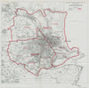 Aberdeen Parliamentary Borough. Rubislaw Woodside. BOUNDARY COMMISSION 1917 map