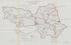 County of Galway Parliamentary. Ireland. BOUNDARY COMMISSION. Whitlock 1917 map