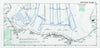 Normandy Landings D-Day Neptune. German Coastal Batteries 14 April 1944 1994 map