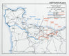 Operation Neptune. Normandy Landings. D-Day. Advance 6-30 June 1944 1994 map