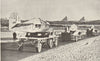 RAF Hurricane wrecks salvaged for repair at Cairo. World War 2. Pyramids 1954