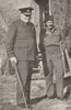 Winston Churchill & General Montgomery at Castel Benito. World War 2. Libya 1954