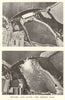 Dam Busters. Möhne before & after. Ruhr. World War 2. Royal Air Force 1954