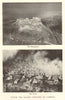 Monte Cassino. Monastery & town after Allied attack. World War 2. RAF 1954