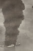 A Japanese tanker hit by R.A.F. Liberators. World War 2. Royal Air Force 1954
