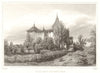 Chateau de Kyburg, canton of Zürich. Zurich Zurigo Turitg. Schweiz Suisse 1837