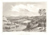 Vue de Berne. View of the city of Bern. Berna. Schweiz Switzerland Suisse 1837