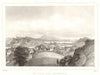 Vue de Lucerne. View of the city of Luzern. Lucerna Schweiz Suisse Svizerra 1837