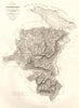 Cantons d'Appenzell & St. Gallen. Saint-Gall. Schweiz Suisse. DUVOTENAY 1837 map