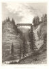 Pont Saint Martin, Saint-Gall. St Gallen San Gallo Son Gagl. Schweiz Suisse 1837