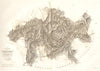 Canton des Grisons. Graubünden Grigioni Grischun. Schweiz. DUVOTENAY 1837 map