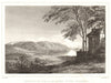 Pavillon de J. Jacques près Clarens. Vaud canton. Waadt Vad. Suisse Schweiz 1837