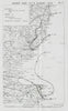 WW1 German Airship raid 12-13 August 1915 Harwich Ipswich Thanet 1930 old map