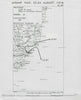 WW1 German Airship raid 23-24 August 1916. Felixstowe Suffolk 1930 old map