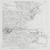 WW1 German Airship raid 24-25 August 1916 London Dover Ipswich Deal 1930 map