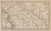 Eastern Ukraine. Cossacks. Russian/Turkish Empire borders. GENTS MAG 1739 map