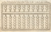 Swan Pan, or Chinese Accompt Table. Swanpan. China. Mathematics 1748 old print