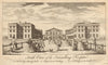 South view of the Foundling Hospital. Lamb's Conduit Field, London 1748 print