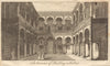The manner of building in the East. Middle East 1748 old antique print picture
