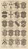 Peerage Arms. Booth Paulet Harley Legg Paget Bennet Finch Hervey Montagu… 1748