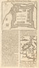 Plan of Fort Frederick at Crown Point. Lake Champlain, NY. GENTS MAG 1755 map